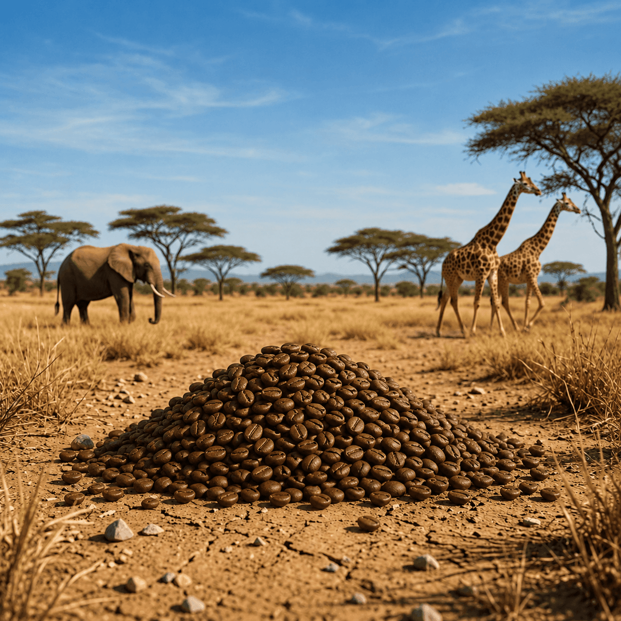 Cafe Arabico100% Natural Kenya Masai Aa